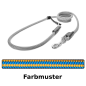 Preview: easy-long Hundeleine Ø9mm - 2m - orange und blau